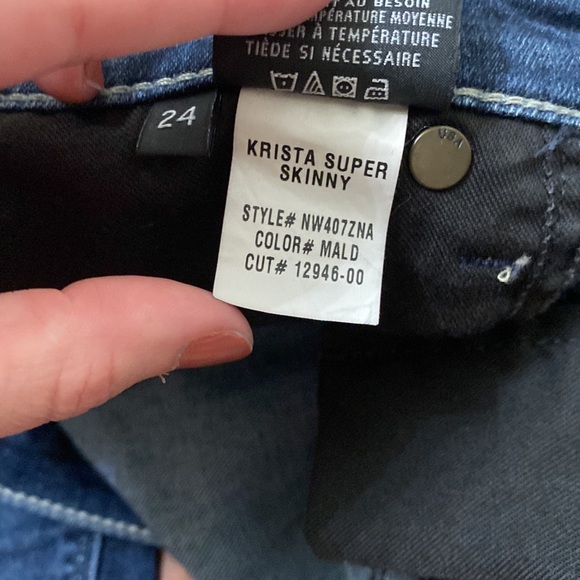 •Hudson• Krista Super Skinny Low Rise Jeans - Picture 15 of 15